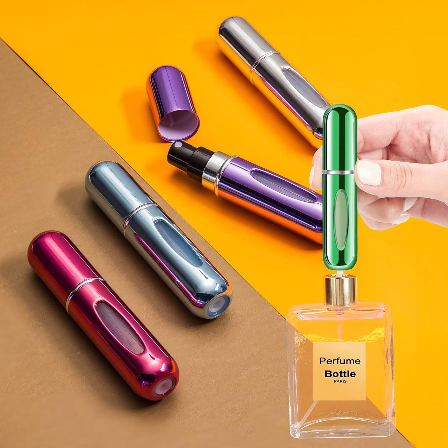 Mini Refillable Portable Perfume Spray (5ml - pack of 3 )