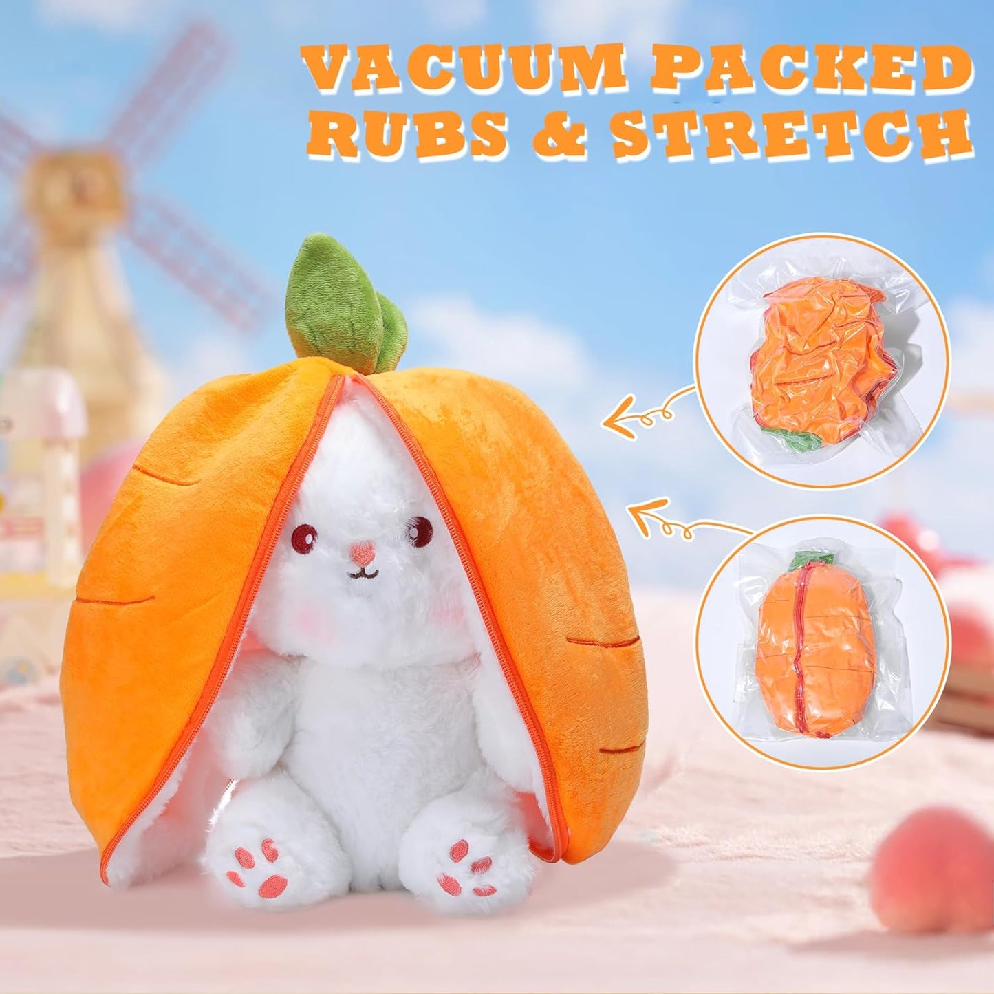 Adorable Bunny Rabbit Plushie Pet