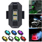 Rechargeable Aircraft LED Bike Strobe Flasher Accessories 3 Colors Exterior Lights Pack of 2